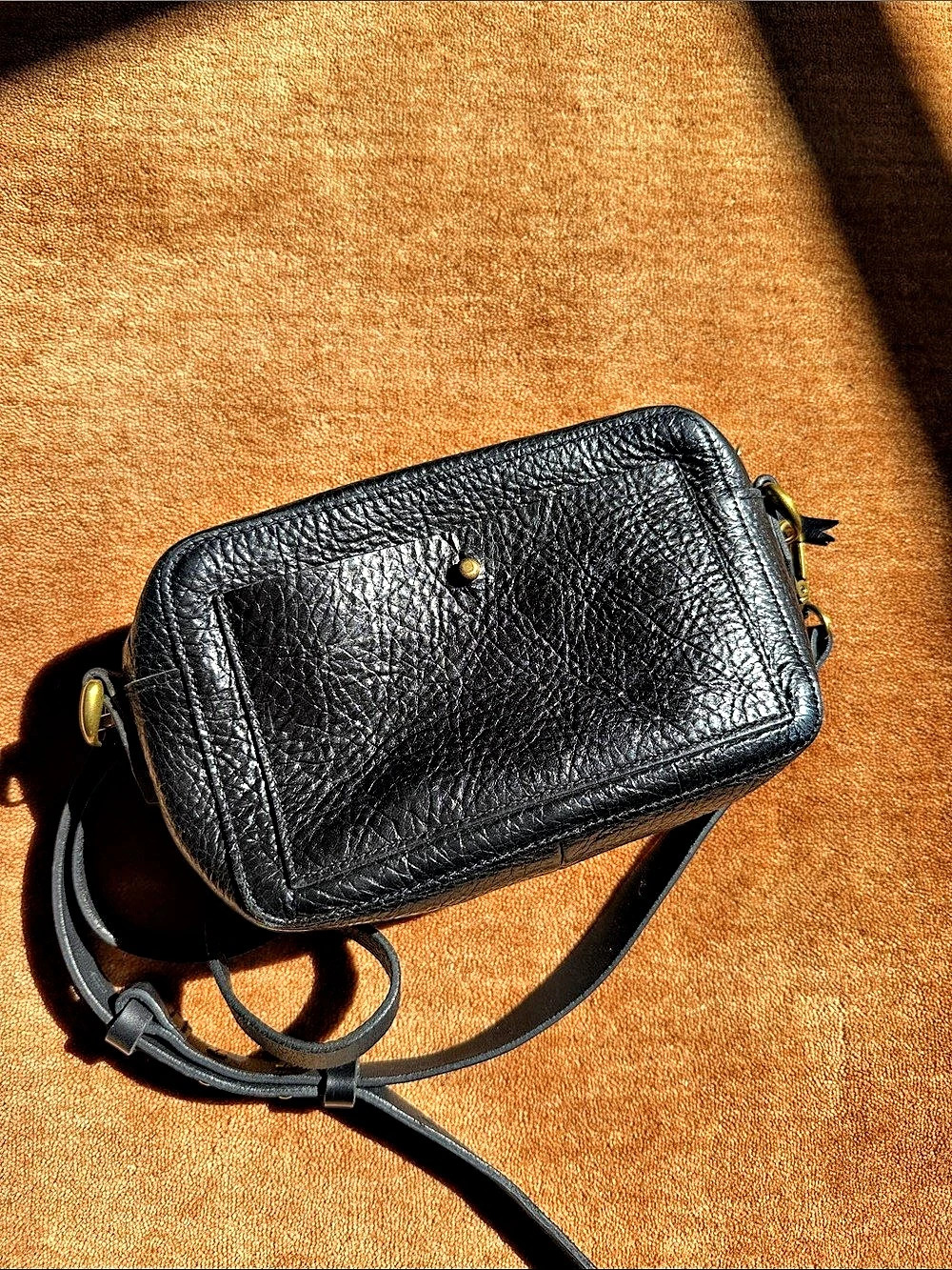 Madewell The Transport Camera Bag Black Crossbody Bag